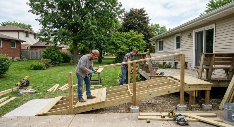 Deck Ramp Construction in Wilmington, NC