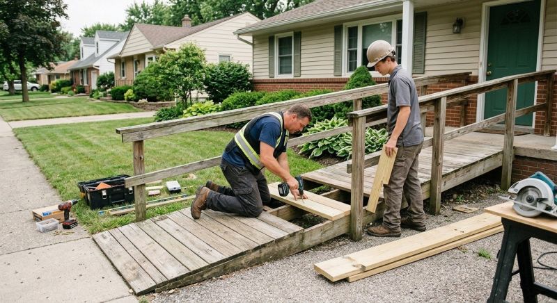 Deck Ramp Construction in Kansas City, KS