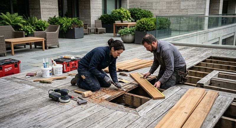 Teak Deck Repair in Redmond, WA