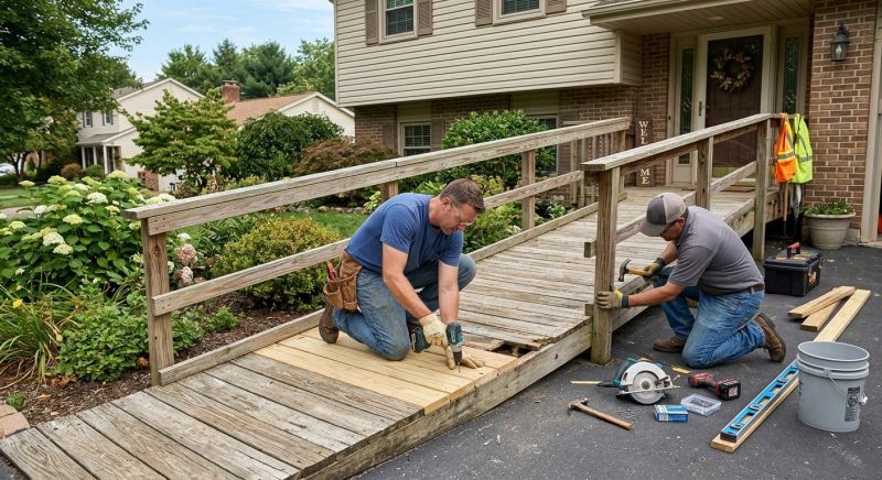 Accessible Ramp Installation in Wilmington, NC