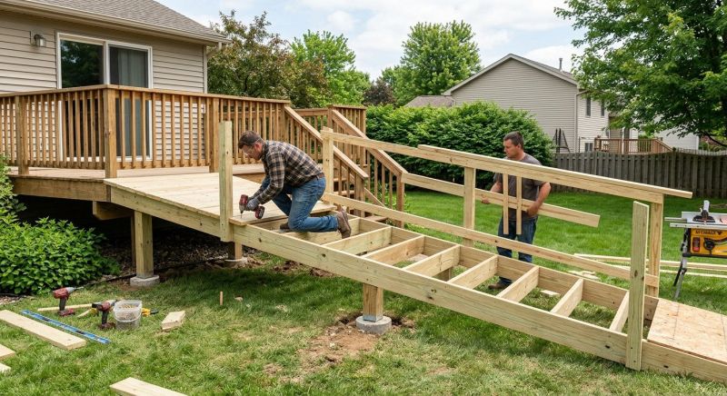 Deck Ramp Construction in Wilmington, NC