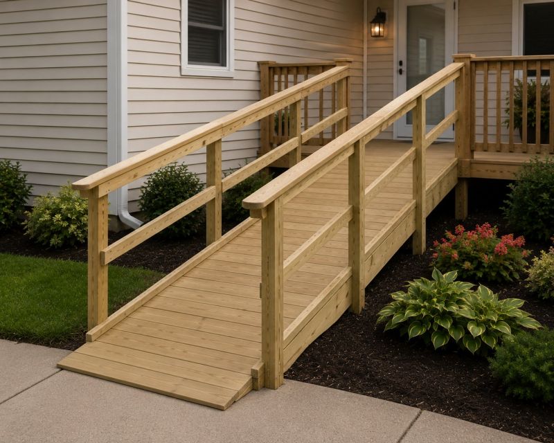 Deck Ramp Installation in Wilmington, NC