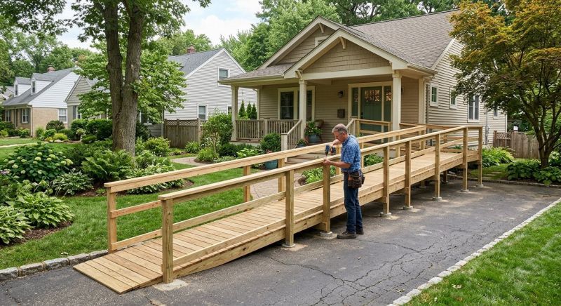 Deck Ramp Installation in Wilmington, NC