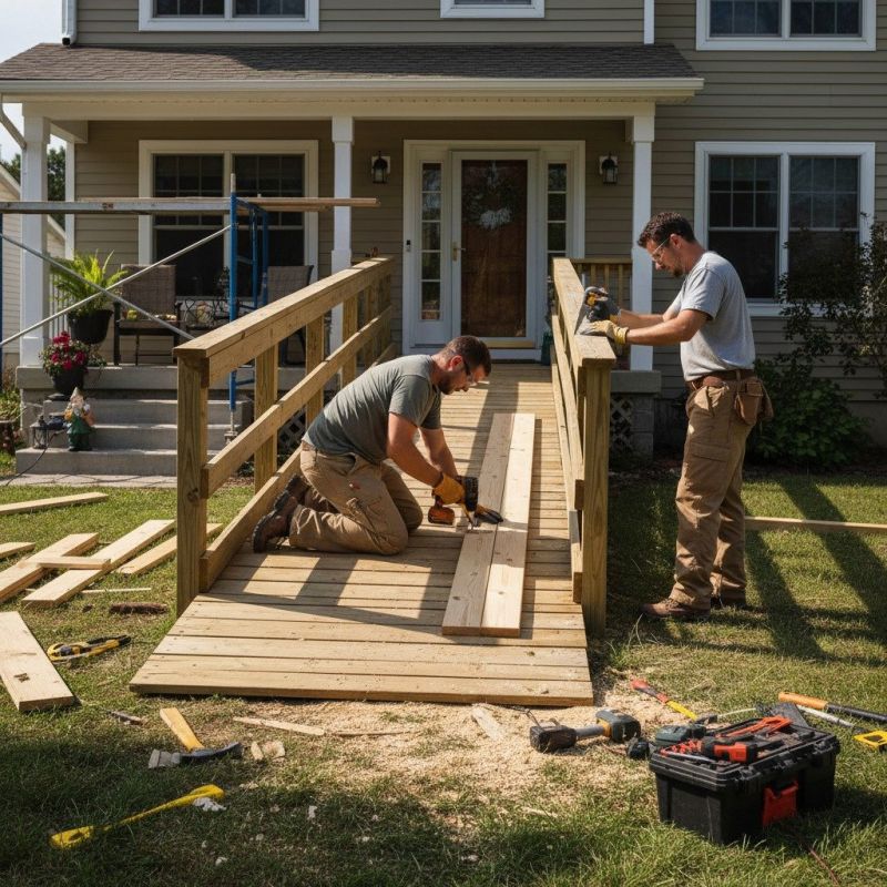 Handicap Ramp Construction in Kansas City, KS