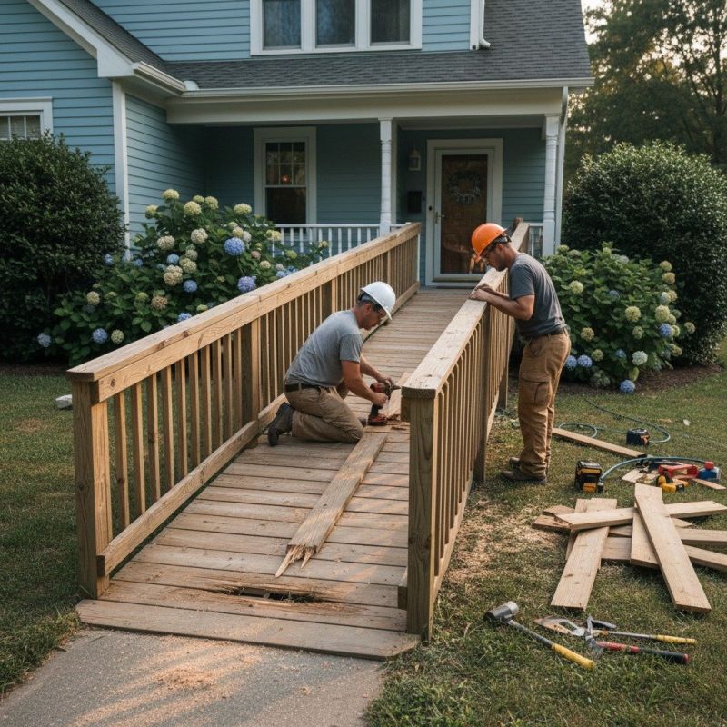 Handicap Ramp Replacement in Kansas City, KS