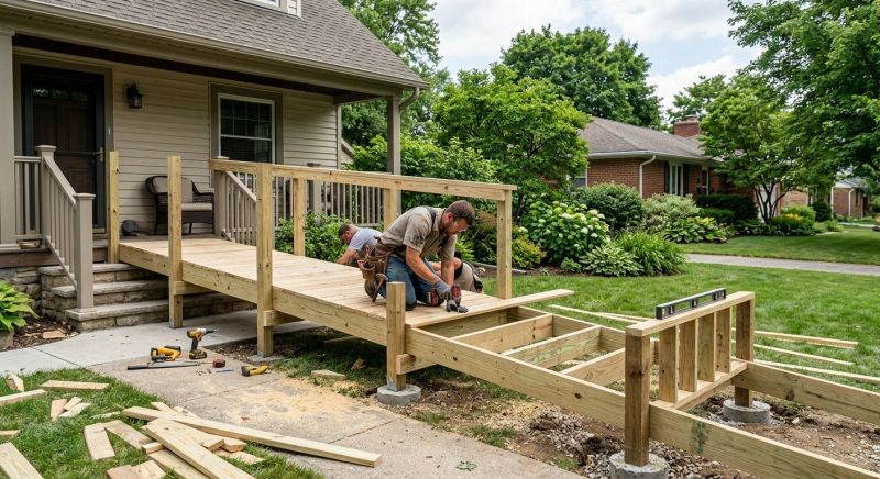Handicap Ramp Replacement in Wilmington, NC