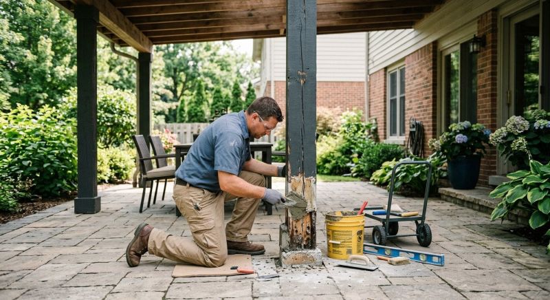 Rotten Column Replacement in Seattle, WA