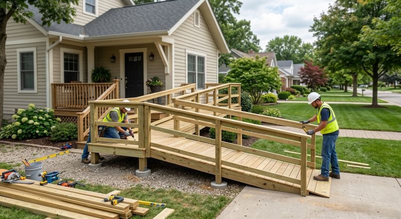 Stair Ramp Construction in Wilmington, NC