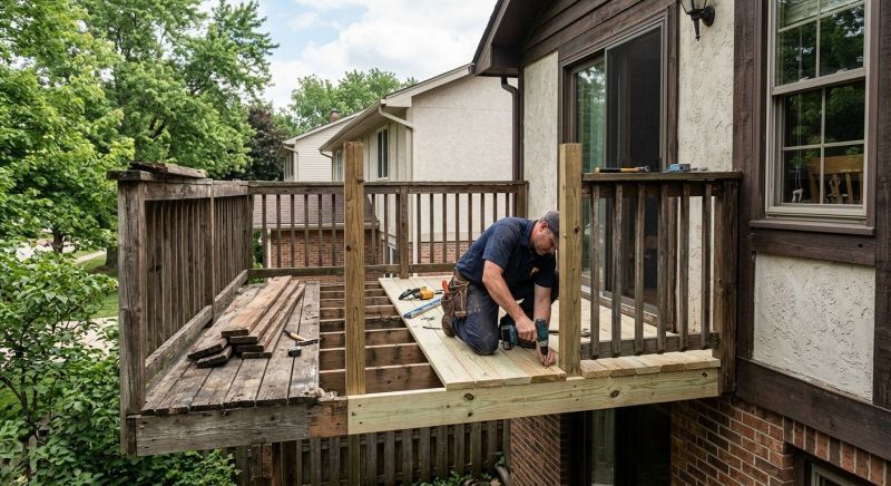 Veranda Post Repair in Seattle, WA