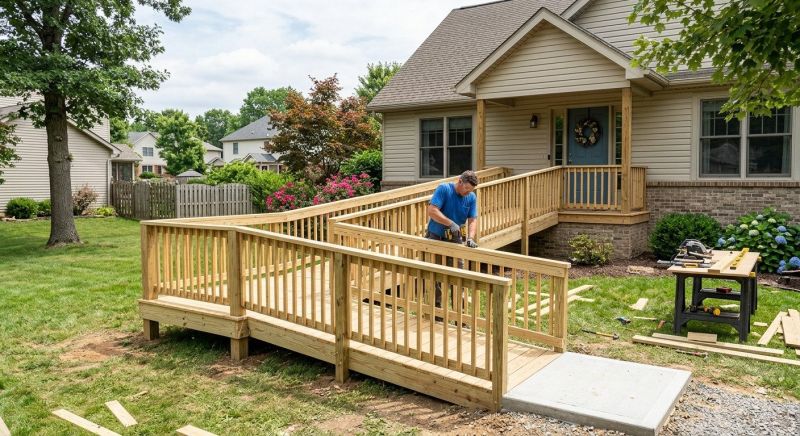 Wheelchair Ramp Installation in Wilmington, NC