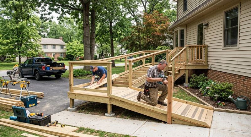 Wheelchair Ramp Replacement in Kansas City, KS