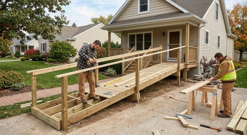 Wood Ramp Construction in Kansas City, KS